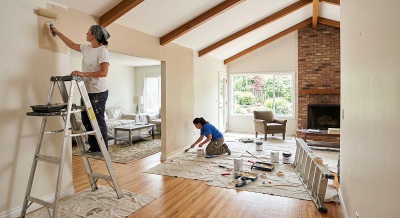 Accent Wall Painting in Waco, TX