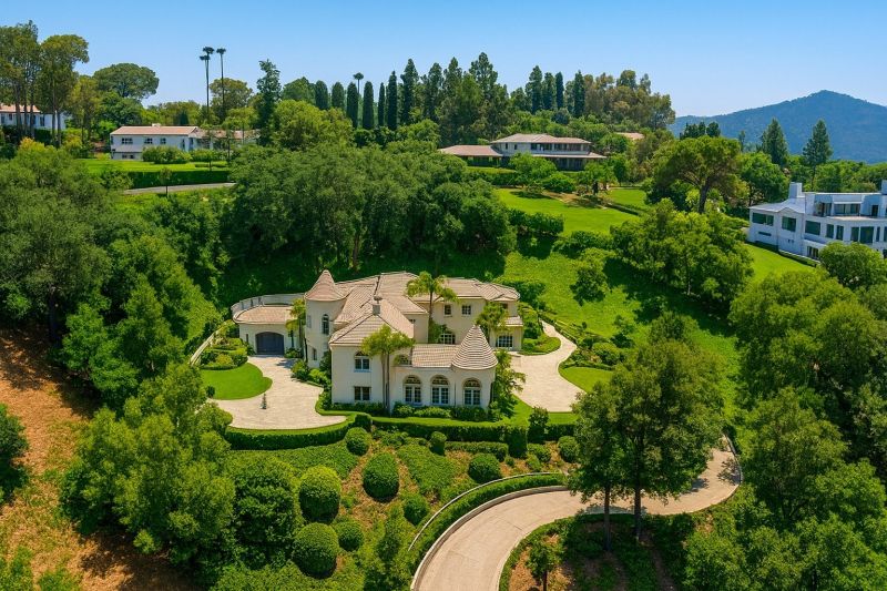 Luxury residence with detailed trim work